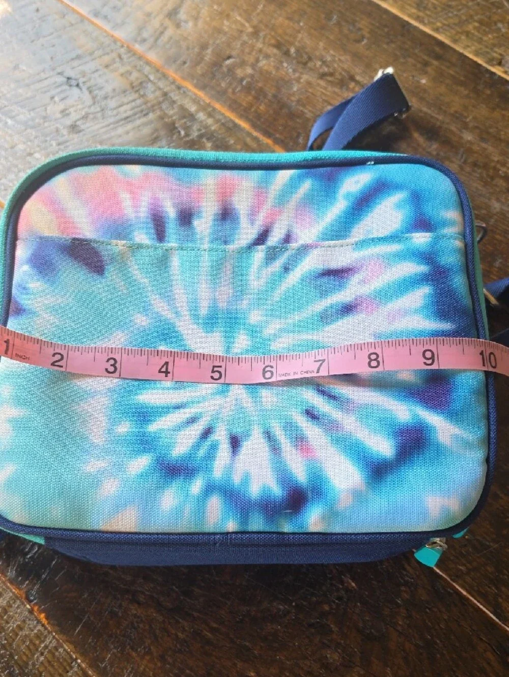 Pottery Barn Kids Blue Tie-Dye Lunch Bag